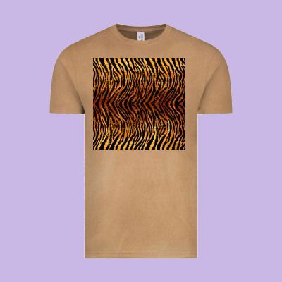Tiger Seamless Pattern Vintage Tee Designed By Bundleandbundleshop