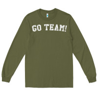 Army Green go team! Long Sleeve Tee - linhVisuals