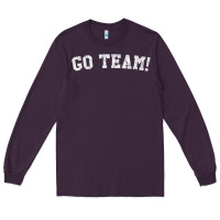 Plum go team! Long Sleeve Tee - linhVisuals