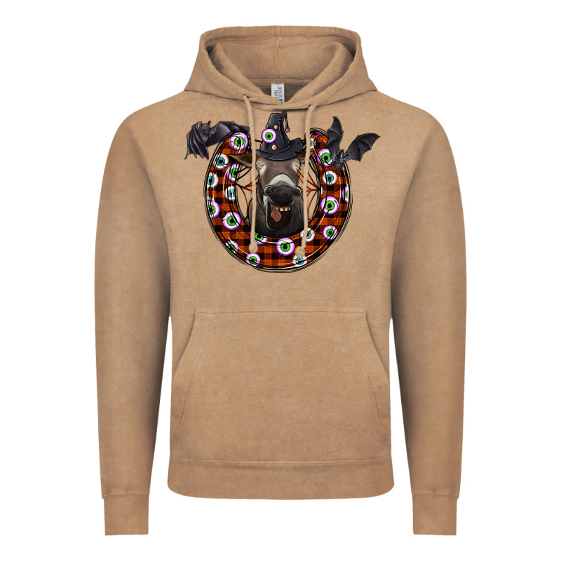 Halloween Donkey Vintage Hoodie by SublimationCraftShop | Teevron