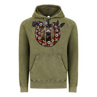 Vintage Olive halloween donkey Vintage Hoodie - SublimationCraftShop