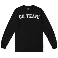 Black go team! Long Sleeve Tee - linhVisuals