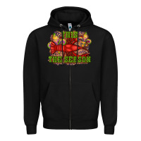Black mardi gras this the season crawfish fleur de lis Zipper Hoodie - RanaPortraitStore