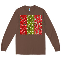 Chestnut summer fruits Long Sleeve Tee - CowhideDigitalArt
