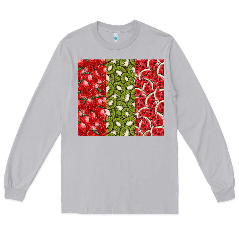 Summer Fruits Long Sleeve Tee by CowhideDigitalArt | Teevron