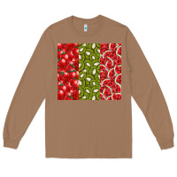 Toasted Coconut summer fruits Long Sleeve Tee - CowhideDigitalArt