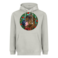 Moon Dust Longhorn Cow Christmas Heavyweight Hoodie - RanaPortraitStore