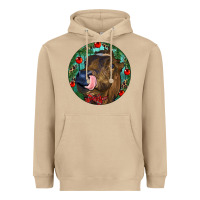 Mushroom Longhorn Cow Christmas Heavyweight Hoodie - RanaPortraitStore