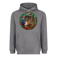 Storm Longhorn Cow Christmas Heavyweight Hoodie - RanaPortraitStore
