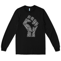 Black civil rights black power fist march for justice t shirt Long Sleeve Tee - linhVisuals