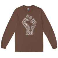 Chestnut civil rights black power fist march for justice t shirt Long Sleeve Tee - linhVisuals