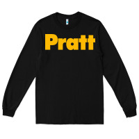 Black pratt institute Long Sleeve Tee - linhVisuals