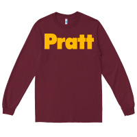 Burgundy pratt institute Long Sleeve Tee - linhVisuals