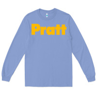 Colony Blue pratt institute Long Sleeve Tee - linhVisuals