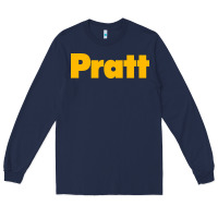 Navy pratt institute Long Sleeve Tee - linhVisuals
