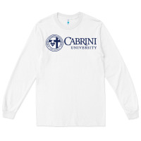 White cabrini Long Sleeve Tee - linhVisuals
