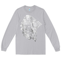 Moon Dust native american feather headdress indian chief tribes prid t shirt Long Sleeve Tee - linhVisuals