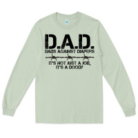 Matcha d.a.d. dads against diapers men's humor funny t shirt Long Sleeve Tee - linhVisuals