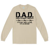 Mushroom d.a.d. dads against diapers men's humor funny t shirt Long Sleeve Tee - linhVisuals