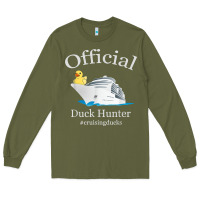 Army Green official duck hunter rubber duck cruisingducks t shirt Long Sleeve Tee - linhVisuals