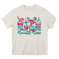 Cream nicu neonatal nurse coffee cups Heavy Core Tee - OliviaCreatesArt