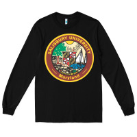 Black salisbury university vectorized Long Sleeve Tee - linhVisuals