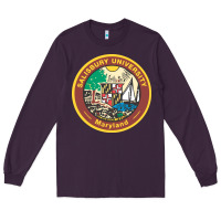 Plum salisbury university vectorized Long Sleeve Tee - linhVisuals