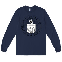 Navy Benedictine University Long Sleeve Tee - linhVisuals
