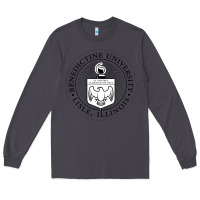 Smoke Benedictine University Long Sleeve Tee - linhVisuals