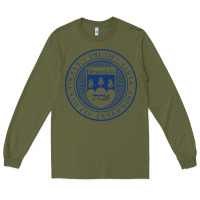 Army Green Brandeis University Long Sleeve Tee - linhVisuals