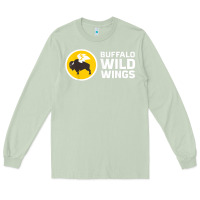 Matcha white wild buffalos wings with words Long Sleeve Tee - linhVisuals