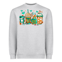 Heather Grey dental life coffee cups Heavyweight Sweatshirt - Jasminsmagicworld