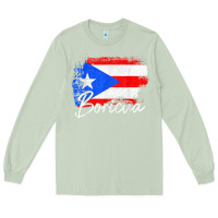 Matcha puerto rico boricua vintage puerto rican flag pride t shirt Long Sleeve Tee - linhVisuals