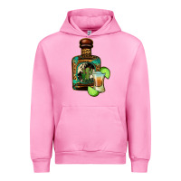 Fuchsia Pink tequila bottle Urban Hoodie - Jasminsmagicworld