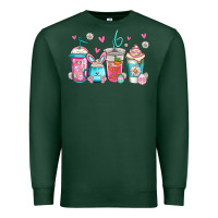 Sports Green easter coffee Premium Sweatshirt - Jasminsmagicworld