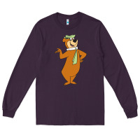 Plum Yogi Bear Long Sleeve Tee - linhVisuals