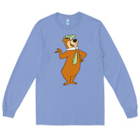 Colony Blue Yogi Bear Long Sleeve Tee - linhVisuals