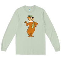 Matcha Yogi Bear Long Sleeve Tee - linhVisuals