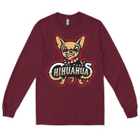 Burgundy el paso chihuahuas e1a95f Long Sleeve Tee - linhVisuals