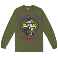 Army Green Los Pollos de Hermanos Long Sleeve Tee - linhVisuals