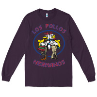 Plum Los Pollos de Hermanos Long Sleeve Tee - linhVisuals