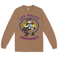 Toasted Coconut Los Pollos de Hermanos Long Sleeve Tee - linhVisuals