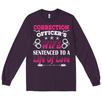 Plum correction officers wife sentenced to a life of love Long Sleeve Tee - linhVisuals