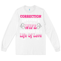 White correction officers wife sentenced to a life of love Long Sleeve Tee - linhVisuals