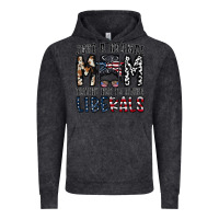 Vintage Black just a regular mom trying not to raise liberals Vintage Hoodie - CowhideDigitalArt