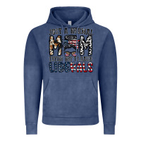 Vintage Denim just a regular mom trying not to raise liberals Vintage Hoodie - CowhideDigitalArt