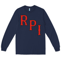 Navy rensselaer polytechnic institute rpi Long Sleeve Tee - linhVisuals