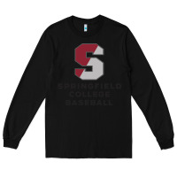 Black springfield college Long Sleeve Tee - linhVisuals
