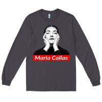 Smoke Maria Callas Long Sleeve Tee - linhVisuals