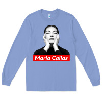 Colony Blue Maria Callas Long Sleeve Tee - linhVisuals
